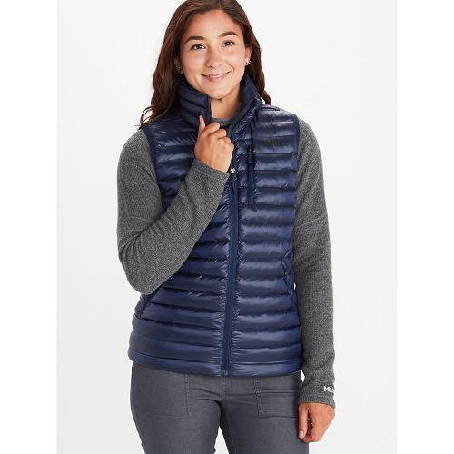 Marmot Avant Featherless Jackets - Womens Vest Navy CA8274051 Canada